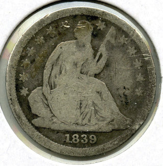 1839 Seated Liberty Silver Dime - Philadelphia Mint - J624