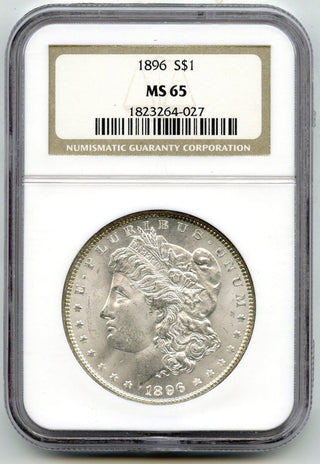 1896 Morgan Silver Dollar NGC MS 65 Certified - Philadelphia Mint - E859