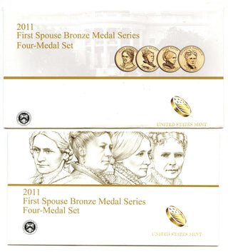 2011 First Spouse Bronze Four-Medal Set - United States Mint - J755