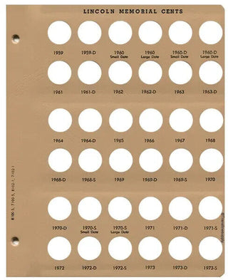 Lincoln Memorial Cents 1959 - 2009 Penny Set 8102 Dansco Coin Album New & Sealed