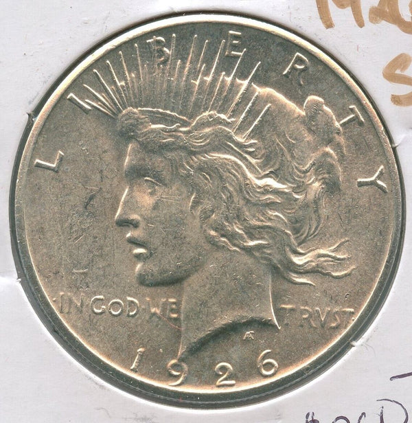 1926-S Peace Silver Dollar $1 San Francisco Mint - SS870