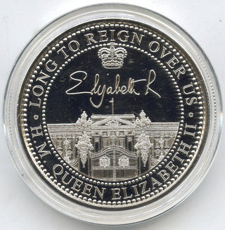 2022 Queen Elizabeth II Platinum Jubilee Proof Coin Medal Bradford Exchange J903