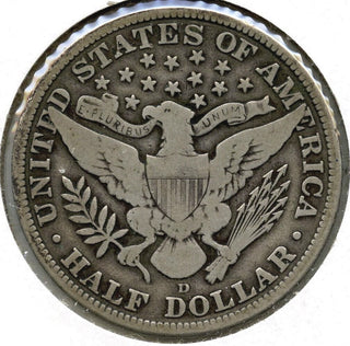 1915-D Barber Silver Half Dollar - Denver Mint - A649