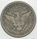 1912-D Silver Barber Half Dollar 50c Denver Mint -SS760