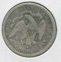 1877-S Silver Seated Quarter 25C San Francisco Mint - SR509