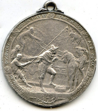 1909 Hudson Fulton Celebration Silver Medal - American Numismatic Society H792
