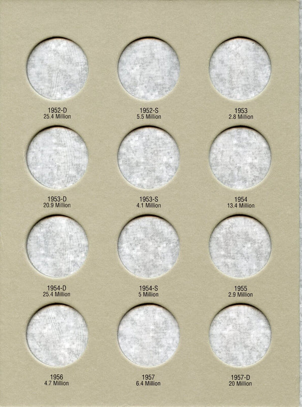 Franklin Half Dollar 1948 - 1963 Set Coin Folder - Harris Album 2695 Collection