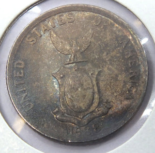 1938-M Philippines Coin 20 Centavos - Toned Toning - Filipinas - J790