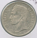 1936 Venezuela Silver 5 Bolivares Coin .9000 - SR524