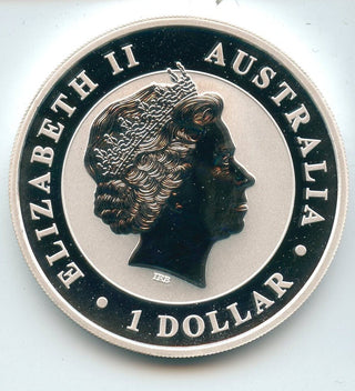 2017 Australia Kookaburra 999 Silver 1 oz $1 Coin Shark Privy - SR142