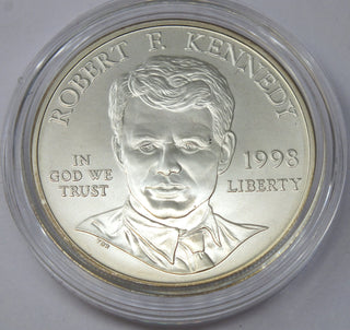 1998 Kennedy Collector's Set Silver Dollar Half RFK JFK US Mint - H894