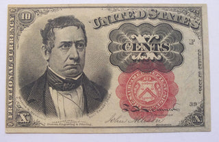 Ten Cents Fractional Currency - United States Note - J964