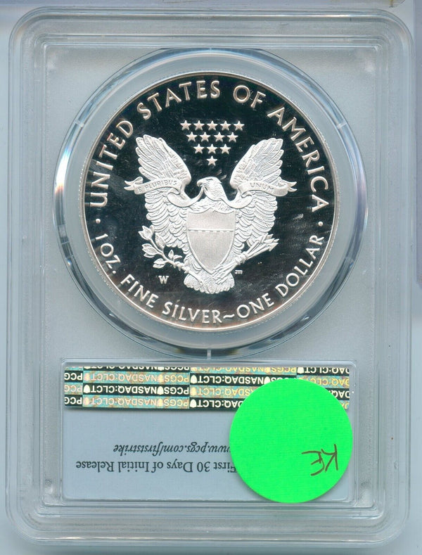 2019-W Proof Silver Eagle 1 oz PCGS PF70 DCAM West Point Mint First Strike SR804