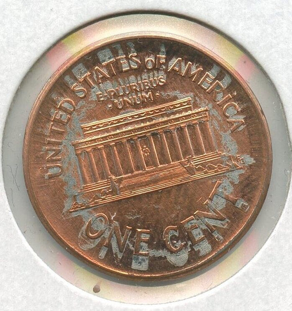 1999 Lincoln Memorial Penny 1c Broadstruck Struck Error Coin - SR730