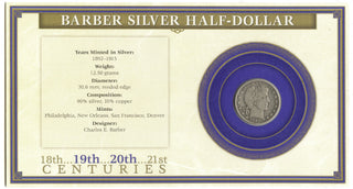 1902 Barber Silver Half Dollar - Philadelphia Mint - DM303