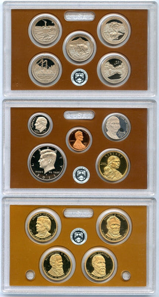 2011 United States Proof Set 14 Coins U.S. Mint San Francisco OGP National Parks