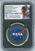 2022 $10 Nasa Meatball Mesa Grande NGC PF70 Silver Coin 1oz 999 Colorized -SS642