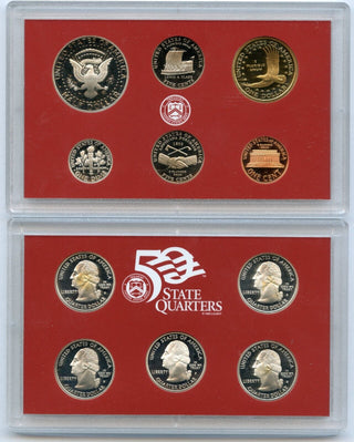 2004 United States Silver Proof Set 10 Coins U.S. Mint San Francisco