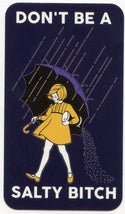 Don't Be A Salty Bitch Morton Salt 1 Oz Troy 999 Fine Silver Art Bar - JP839