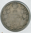 1918 Canada Silver .925 Coin 50 Cents king George V- SR434