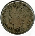 1884 Liberty V Nickel - Five Cents - BQ798