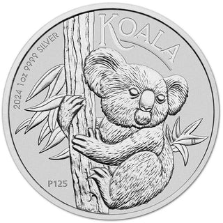 2024 Australia Koala 1 Oz 9999 Silver $1 Dollar Coin Perth Uncirculated - JP723
