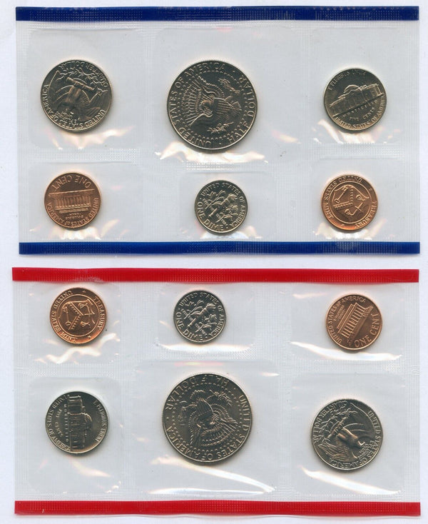 1991 US Uncirculated Mint Set 10 Coin United States Philadelphia Denver P & D