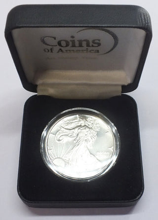 2000 Millennium American Eagle 999 Silver 1 oz Art Medal Round + Case - J905