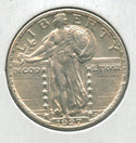 1927-P Unc Silver Standing Liberty Quarter 25c Philadelphia Mint - SS781