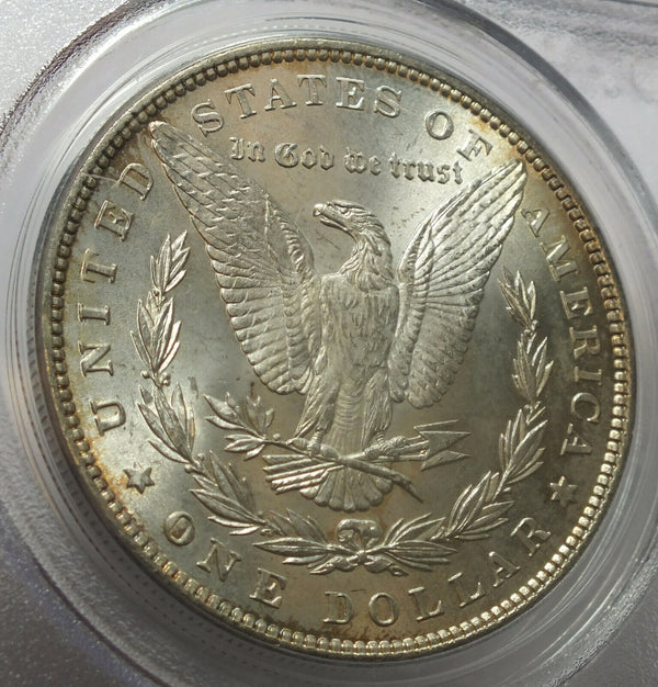 1885 Morgan Silver Dollar PCGS MS64 Toning Toned - Philadelphia Mint - BX352