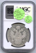 1847-A Austria Taler Coin NGC MS61 Certified - Ferdinand I - G420