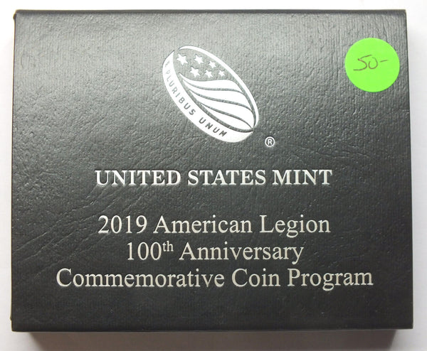 2019 American Legion Proof Half Dollar 19CN Commemorative Coin US Mint - J185