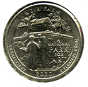 2020-W Weir Farm West Point Quarter V75 Privy National Park ATB Coin- JN036