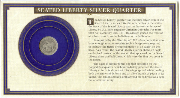 1854 Seated Liberty Silver Quarter - Philadelphia Mint - DM305