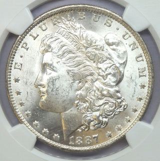 1887-O Morgan Silver Dollar NGC MS63 Certified Toning Toned - New Orleans - J672