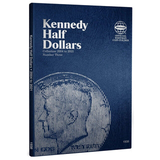Kennedy Half Dollar Set 2004 to Now Coin Folder - Whitman Album 1938 Collection