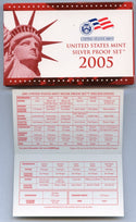 2005 United States Silver Proof Set 11 Coins U.S. Mint San Francisco