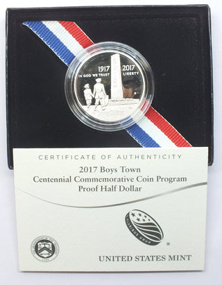 2017 Boys Town Centennial Proof Half Dollar US Mint 17CE Commemorative Coin J180