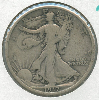 1917-P Silver Walking Liberty Half Dollar 50c Philadelphia Mint - SS399