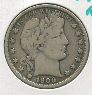 1900-P Silver Barber Half Dollar 50c Philadelphia Mint  - SS798