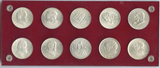 Austria 1920s + 1930s Silver Coin Set - 2 Schillings Oesterreich - E591