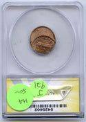 1983 Red Lincoln Cent Penny ANACS MS 63 Off-Center Error Struck 30% - J921