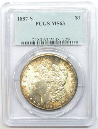 1890-O Morgan Silver Dollar PCGS MS 63 Certified Toning - New Orleans Mint J675