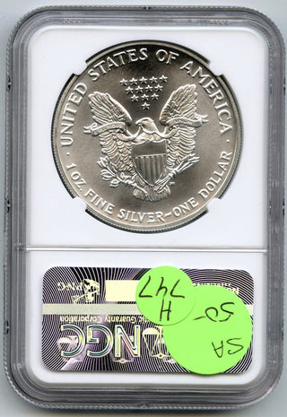 1991 American Eagle 1 oz Silver Dollar NGC MS69 Certified US Mint Bullion - H747