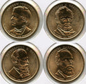 2011-D Presidential Dollar 4-Coin Set Johnson Grant Garfield Hayes Denver AQ786