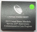 2015 United States Marshals Service Unc Clad Half Dollar SR6 US Mint - J196