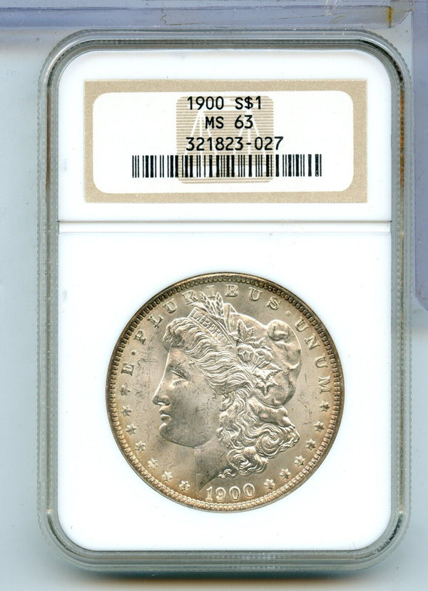 1900-P Morgan Silver Dollar NGC MS63 Philadelphia Mint - KR900