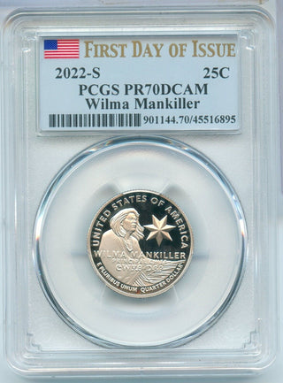 2022-S Wilma Mankiller American Women Quarter PCGS PR70DCAM San Francisco -SS641