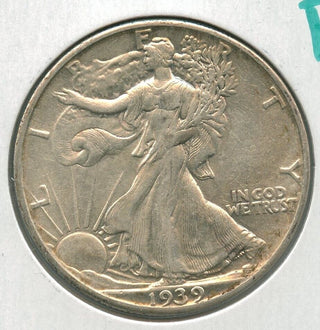 1939-P Silver Walking Liberty Half Dollar 50c Philadelphia Mint  - SR226