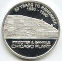Procter & Gamble 1990 Chicago Plant 60 Years Medal 999 Silver 2 oz Round - H538